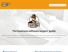 Tablet Screenshot of inspectorjones.com